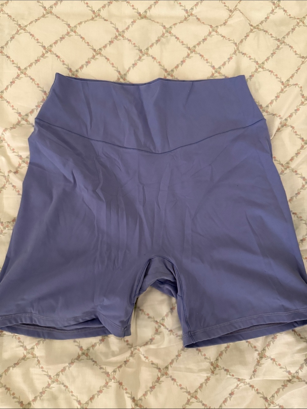 Women's High-Waist Lilac Bike Shorts